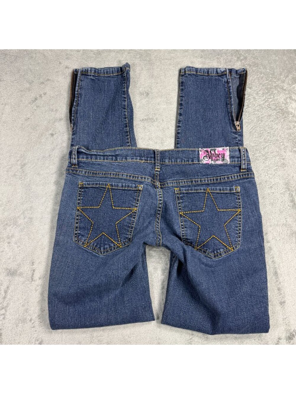 Y2K Abbey Dawn by Avril Lavigne Low Rise Skinny Jeans Womens 13 Grunge Skater